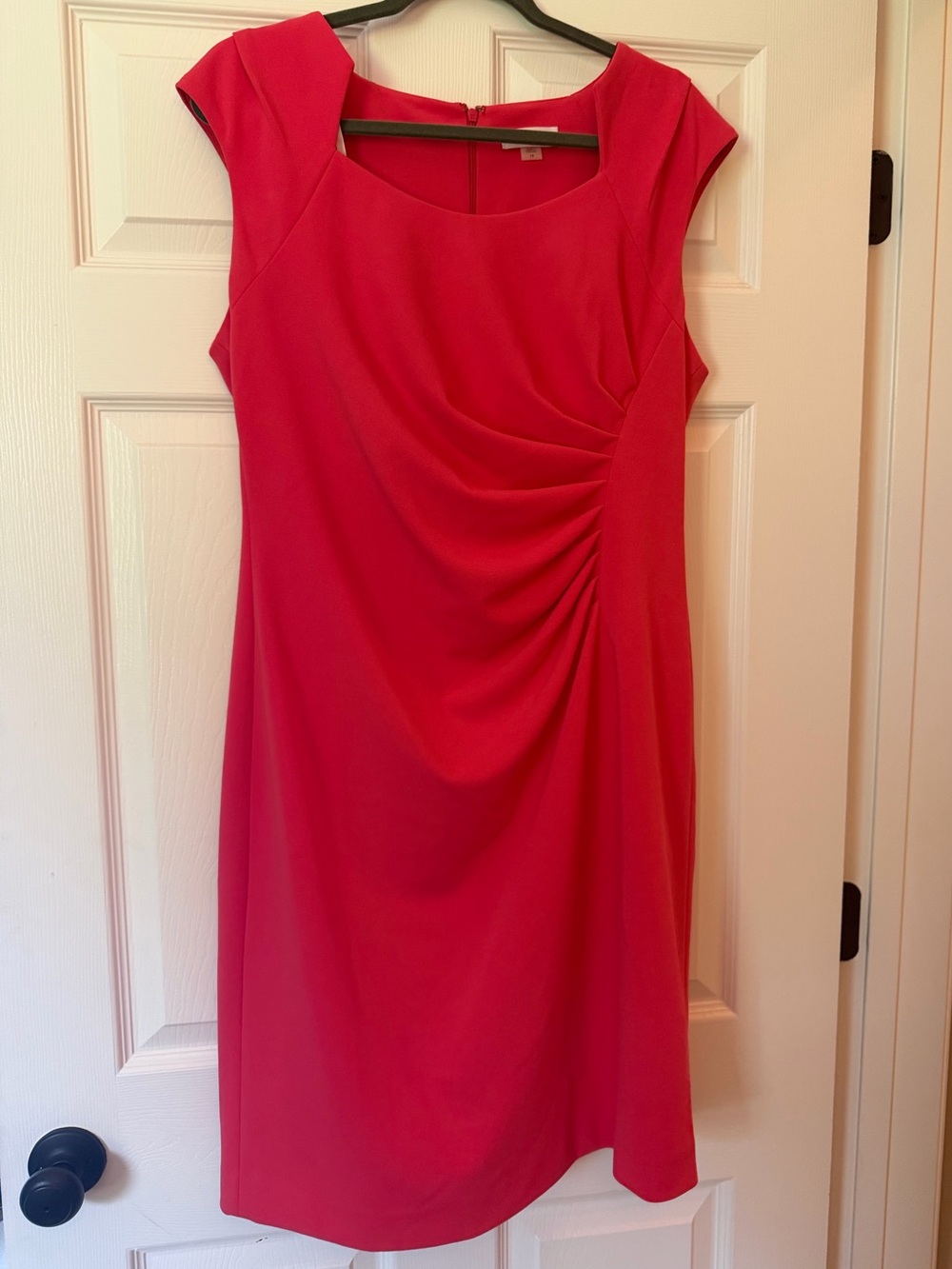 Calvin Klein Pink Cap Sleeve Midi Dress